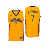 Indiana Pacers #7 Al Jefferson 2016 Alternate Gold New Swingman Jersey