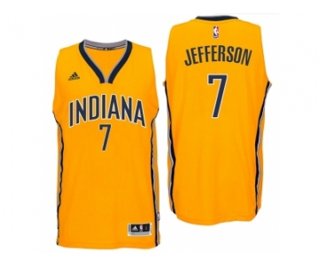 Indiana Pacers #7 Al Jefferson 2016 Alternate Gold New Swingman Jersey