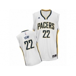 Men Adidas Indiana Pacers #22 T. J. Leaf Swingman White Home NBA Jersey