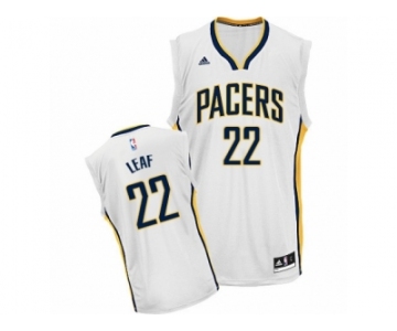 Men Adidas Indiana Pacers #22 T. J. Leaf Swingman White Home NBA Jersey