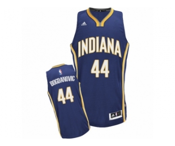 Men Adidas Indiana Pacers #44 Bojan Bogdanovic Swingman Navy Blue Road NBA Jersey