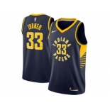 Men Nike Indiana Pacers #33 Myles Turner Navy Blue NBA Swingman Icon Edition Jersey