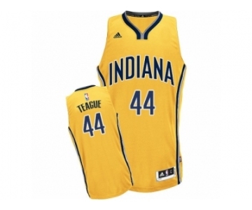 Men's Adidas Indiana Pacers #44 Jeff Teague Swingman Gold Alternate NBA Jersey