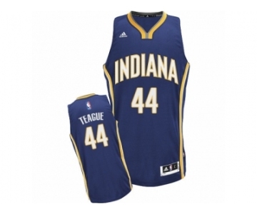 Men's Adidas Indiana Pacers #44 Jeff Teague Swingman Navy Blue Road NBA Jersey