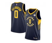 Men's Indiana Pacers #0 Tyrese Haliburton Black Stitched Basketball Jersey