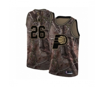 Men's Indiana Pacers #26 Jeremy Lamb Swingman Camo Realtree Collection Basketball Jersey