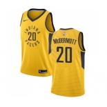 Men's Nike Indiana Pacers #20 Doug McDermott Swingman Gold NBA Jersey Statement Edition