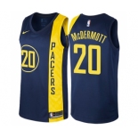 Men's Nike Indiana Pacers #20 Doug McDermott Swingman Navy Blue NBA Jersey - City Edition