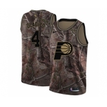 Men's Nike Indiana Pacers #4 Victor Oladipo Swingman Camo Realtree Collection NBA Jersey