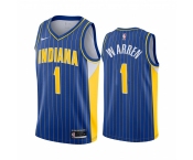 Nike Pacers #1 TJ Warren Blue NBA Swingman 2020-21 City Edition Jersey