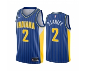 Nike Pacers #2 Cassius Stanley Blue NBA Swingman 2020-21 City Edition Jersey