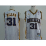 nba indiana pacers #31 miller white stripe(fans edition)