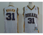 nba indiana pacers #31 miller white stripe(fans edition)