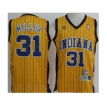 nba indiana pacers #31 miller yellow (stripe fans edition)