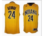 nba indlana pacers #24 george yellow[revolution 30 swingman]