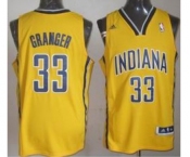 nba indlana pacers #33 granger yellow[revolution 30 swingman]