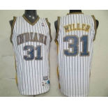 nba jerseys indlana pacers #31 miller white (fans edition)