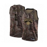 Men's New York Knicks #1 Bobby Portis Swingman Camo Realtree Collection Basketball Jersey