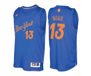 Men's New York Knicks #13 Joakim Noah Royal 2016 Christmas Day NBA Swingman Jersey