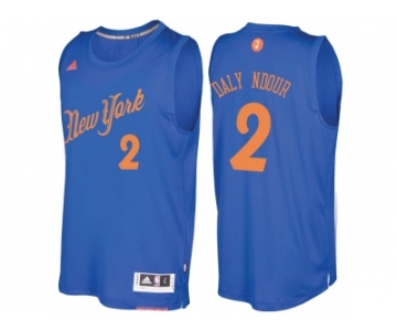 Men's New York Knicks #2 Maurice Daly Ndour Royal 2016 Christmas Day NBA Swingman Jersey