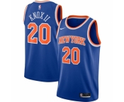 Men's New York Knicks #20 Kevin Knox II Nike Blue 2020-21 Swingman Jersey