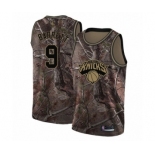 Men's New York Knicks #9 RJ Barrett Swingman Camo Realtree Collection Basketball Jersey