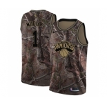 Men's Nike New York Knicks #1 Emmanuel Mudiay Swingman Camo Realtree Collection NBA Jersey