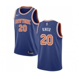 Men's Nike New York Knicks #20 Kevin Knox Swingman Royal Blue NBA Jersey - Icon Edition