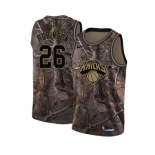 Men's Nike New York Knicks #26 Mitchell Robinson Swingman Camo Realtree Collection NBA Jersey