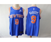 New York Knicks  #9 RJ. Barrett Royal Nike Swingman Jersey