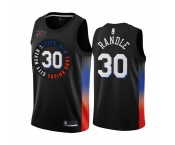 Nike Knicks #30 Julius Randle Black NBA Swingman 2020-21 City Edition Jersey