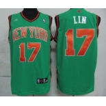 nba jerseys new york knicks #17 jeremy lin green