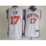 nba jerseys new york knicks #17 jeremy lin white