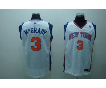 nba knicks #3 mcgrady white(fans edition)