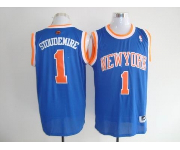 nba new york knicks #1 stoudemire blue[revolution 30]