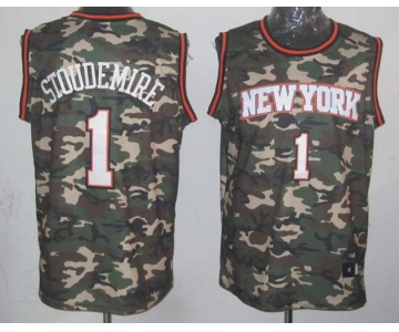 nba new york knicks #1 stoudemire camo