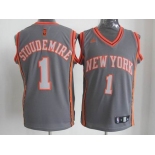 nba new york knicks #1 stoudemire grey