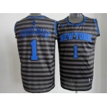 nba new york knicks #1 stoudemire grey[black strip]