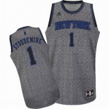 nba new york knicks #1 stoudemire grey[static fashion swingman]