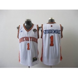 nba new york knicks #1 stoudemire white[2011 swingman revolution 30][losbulls latina]