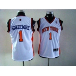 nba new york knicks #1 stoudemire white