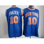 nba new york knicks #10 frazier m&n blue