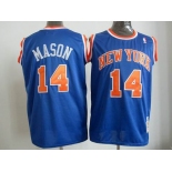 nba new york knicks #14 mason m&n blue