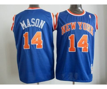 nba new york knicks #14 mason m&n blue