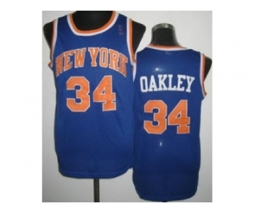 nba new york knicks #34 charles oakley blue[revolution 30]