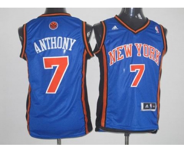 nba new york knicks #7 anthony blue[2011 swingman revolution 30]