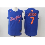 nba new york knicks #7 anthony blue[2016 Christmas edition]