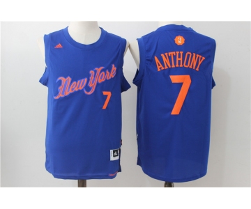 nba new york knicks #7 anthony blue[2016 Christmas edition]