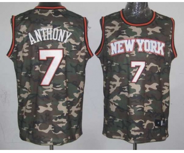 nba new york knicks #7 anthony camo