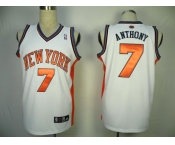 nba new york knicks #7 anthony white